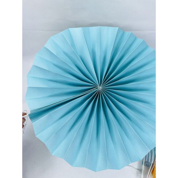 Honeycomb Hanging Round Paper Fans Decoration Party Kit Accessories Multicolor - Picture 8 of 12